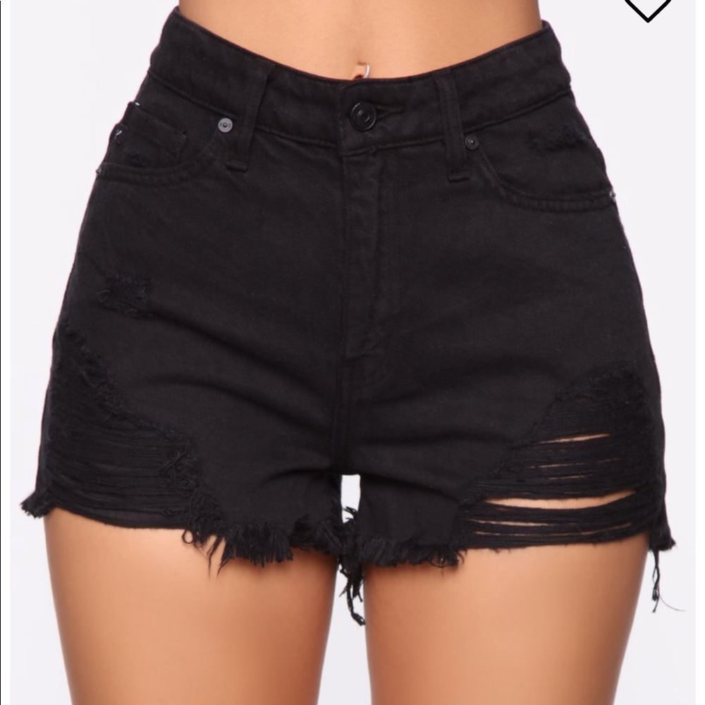 NWOT High-Rise Distressed Shorts
